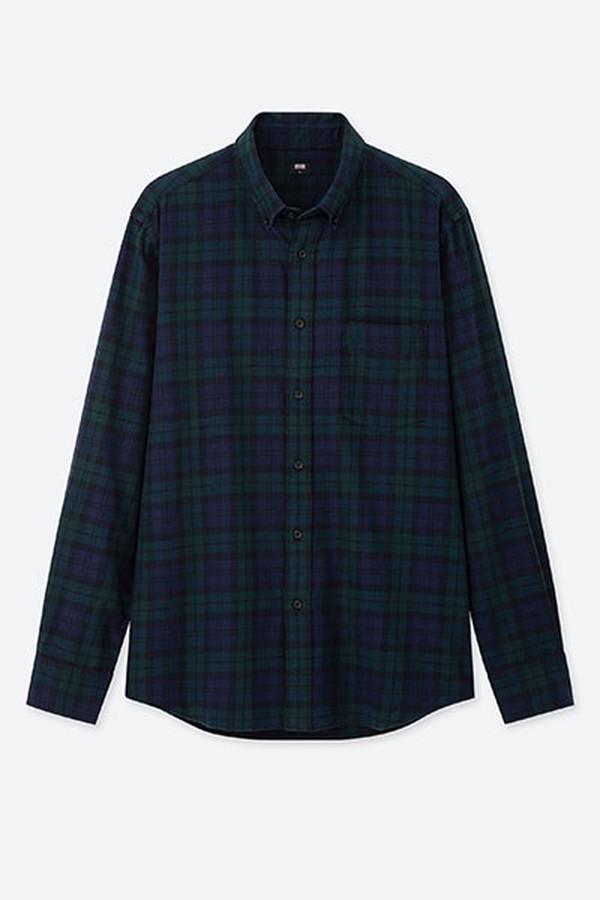Flannel Regular Fit Checked Shirt from Uniqlo