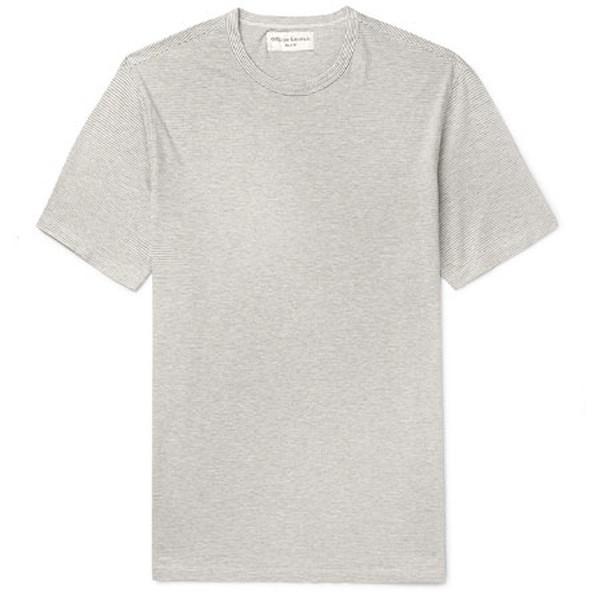 Striped Cotton Blend T Shirt from Officine Generale 