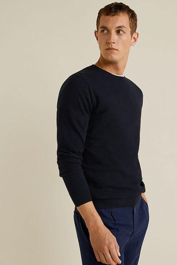 Structured Cashmere Cotton Sweater from Mango