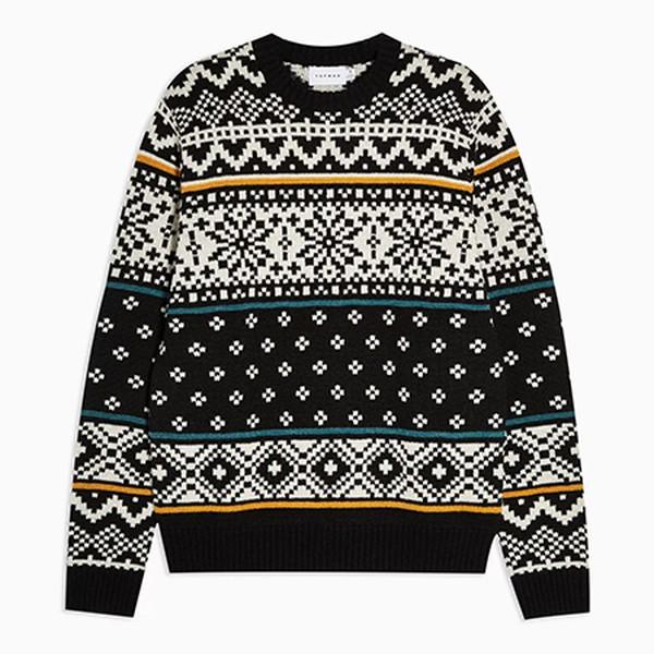 Christmas Alpine Fair Isle Jumper from Topman