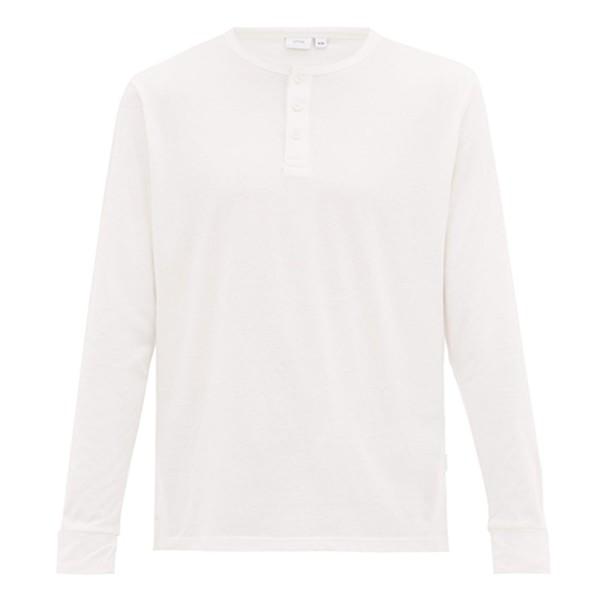 Miles Long-Sleeve Henley T-shirt from Onia
