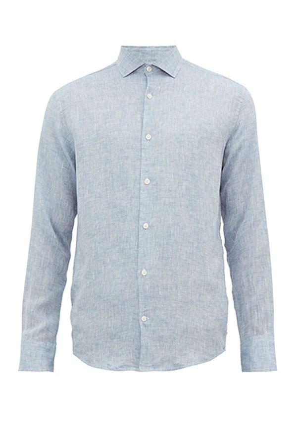 Button Down Linen Shirt from Frescobol Carioca