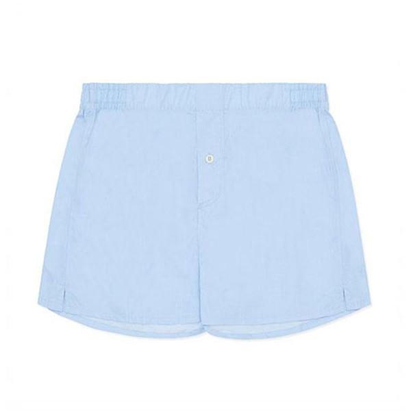 Boxer Shorts - Light Blue Weave from Hamilton and Hare