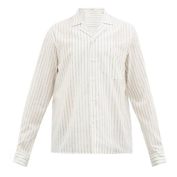 Striped Cotton Blend Shirt from Commas