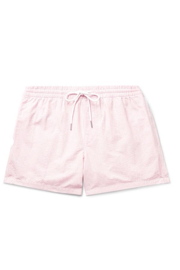 Short Length Seersucker Swim Shorts from Club Monaco