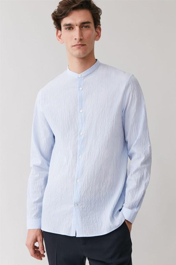 Seersucker Grandad Shirt from COS