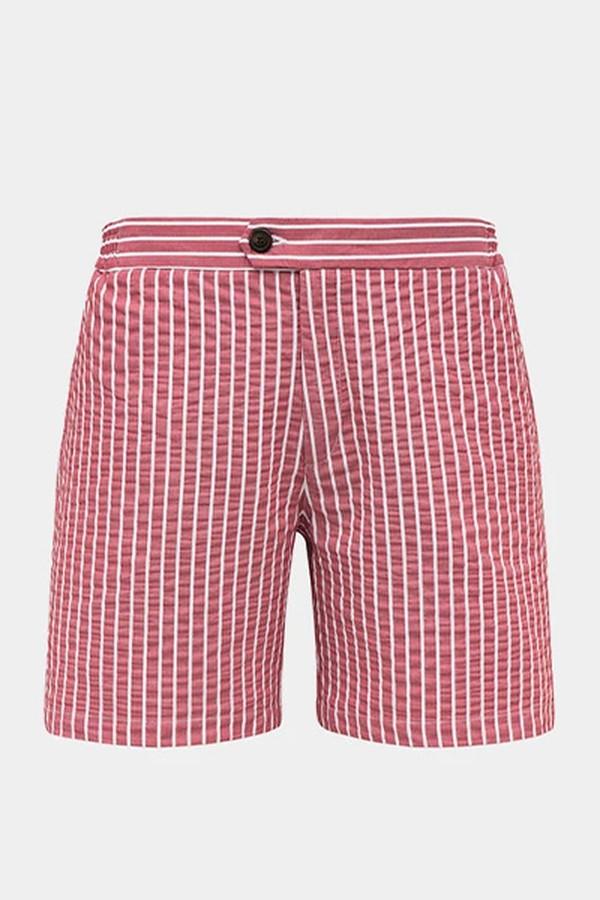 Persian Red Tailored Original Swim Shorts from Morville
