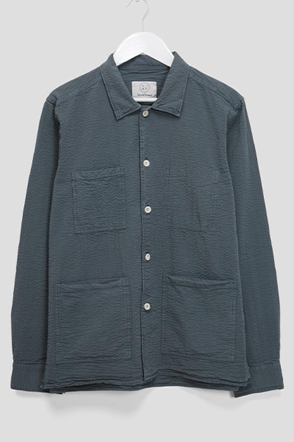 Seersucker Atelier Overshirt from Form & Thread