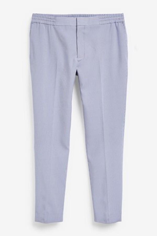 Skinny Fit Seersucker Suit Trousers from Next