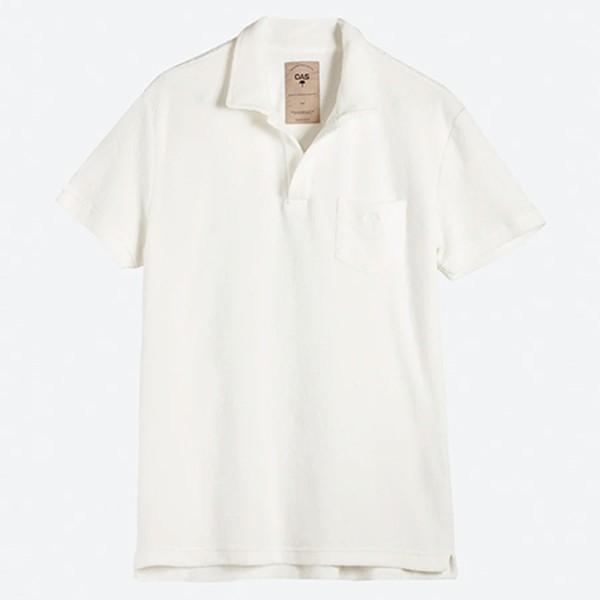 Solid White Terry Shirt