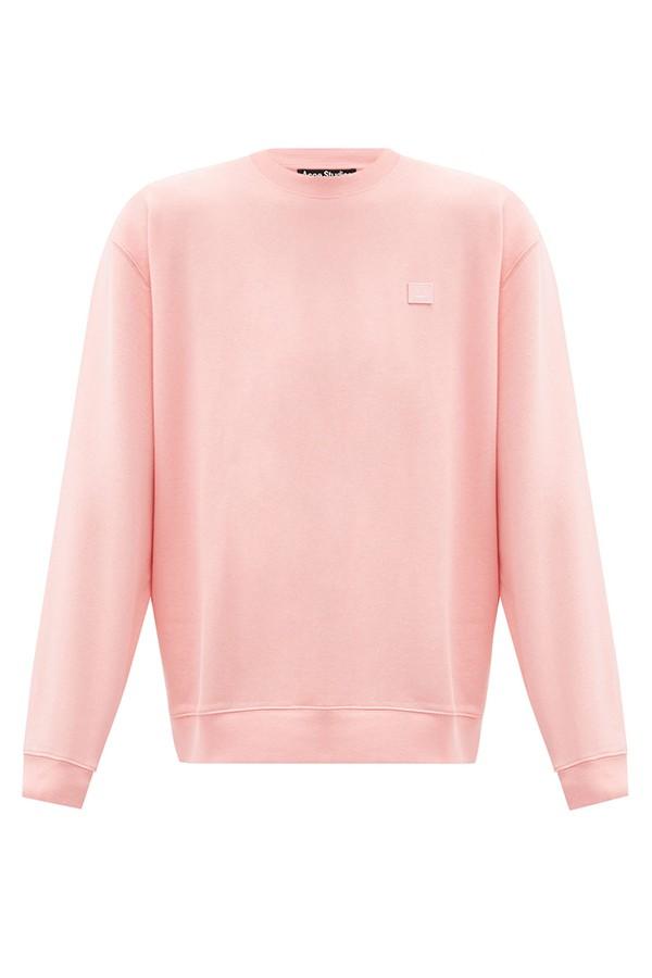 Forba Face Oversized Cotton-Jersey Sweatshirt from Acne Studios