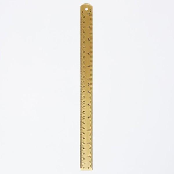 Brass Ruler 30cm from House Doctor